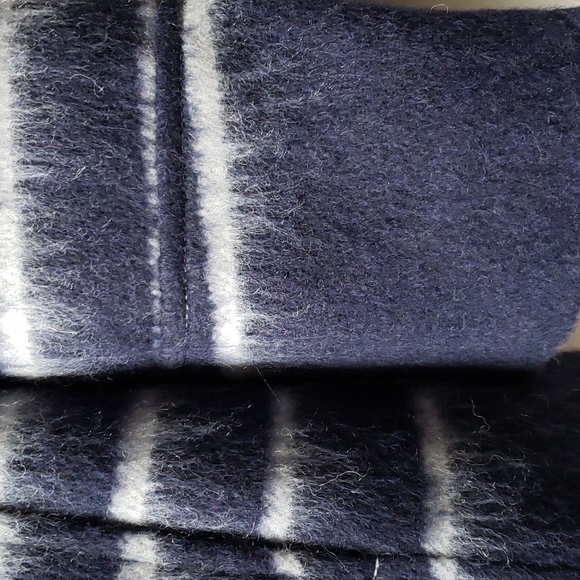 Avec Les Filles Sailor Stripe Double Breasted Peacoat Navy and White Size M NWT - Picture 5 of 16